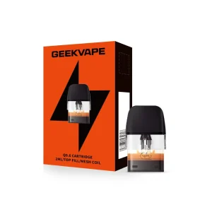 GeekVape Q Replacement Pod Cartridge V2 - 3PK - Q0.6 OHMS (Side Fill 2ML)