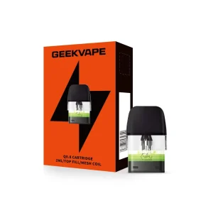 GeekVape Q Replacement Pod Cartridge V2 - 3PK - Q0.8 OHMS (Side Fill 2ML)