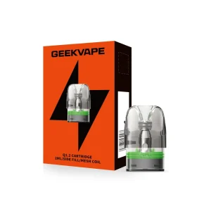GeekVape Q Replacement Pod Cartridge V2 - 3PK - Q1.2 OHMS (Top Fill 2ML)