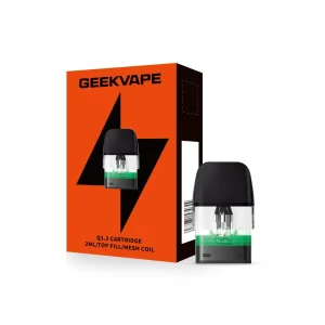 GeekVape Q Replacement Pod Cartridge V2 - 3PK - Q1.2 OHMS (Side Fill 2ML)