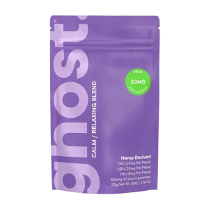 Ghost Wellness Blend Calm/Relaxing Gummies 500MG - 10CT