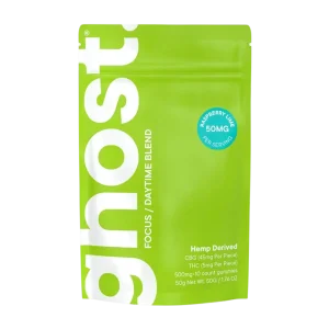 Ghost Wellness Blend Focus/Daytime Gummies 500MG - 10CT