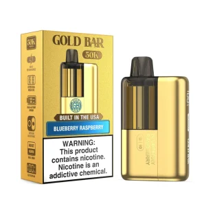 Gold Bar Max 50000 Puff Disposable - Blueberry Raspberry