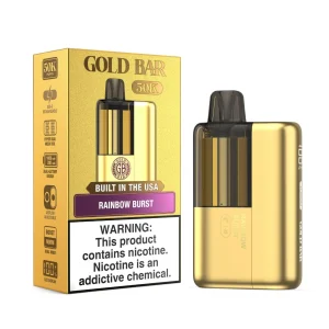 Gold Bar Max 50000 Puff Disposable - Rainbow Burst