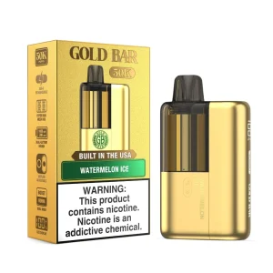 Gold Bar Max 50000 Puff Disposable - Watermelon Ice
