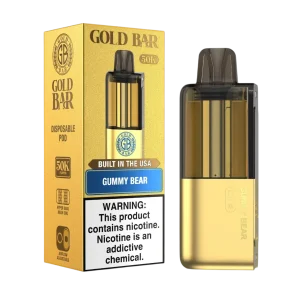 Gold Bar Max 50000 Puffs Pre-Filled Replacement Pod Cartridge - 1PK