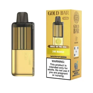 Gold Bar Max 50K Puff Pre-filled Nixodine Replacement Pod - 1PK - 24K Mango