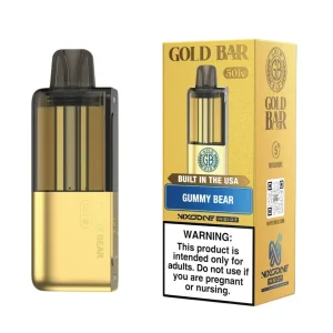 Gold Bar Max 50K Puff Pre-filled Nixodine Replacement Pod - 1PK - Gummy Bear