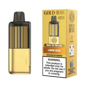 Gold Bar Max 50K Puff Pre-filled Nixodine Replacement Pod - 1PK - Lemon Head