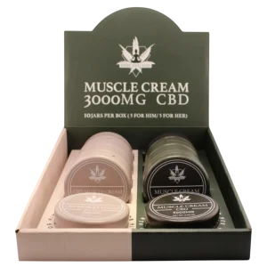 Hemp Wellness CBD Muscle Cream 3000MG - 10CT