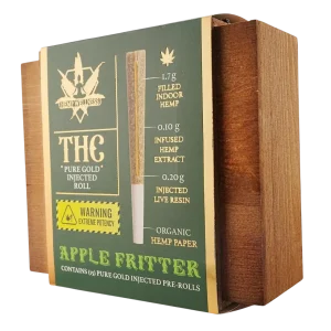 Hemp Wellness Pure Gold THC Injected Prerolls 2G -15CT