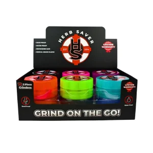 Herb Saver Grinder - 2PCS - 12CT