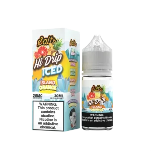 Hi Drip Salts Iced Island Orange 30ml E-Juice