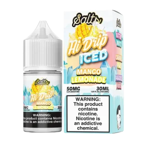 Hi Drip Salts Iced Mango Lemonade 30ml E-Juice