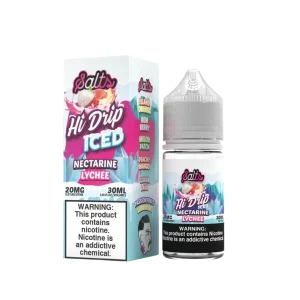 Hi Drip Salts Iced Nectarine Lychee 30ml E-Juice