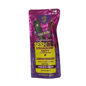Hidden Hills Combo SeshKit THCA Disposable 2G+Hashhole Preolls 2G