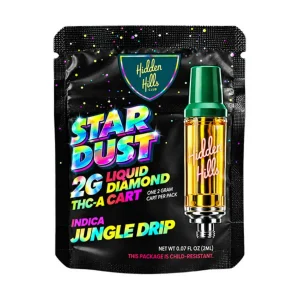 Hidden Hills Star Dust Liquid Diamond THC-A Cartridge 2G - Jungle Drip/Indica