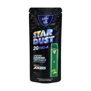 Hidden Hills Star Dust Liquid Diamond THC-A Disposable 2G - Jokers/Indica