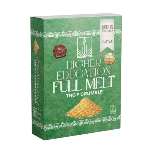 Higher Education Full Melt THCP Crumble 2G Dabs - 1PK - Durban Cookies/Sativa