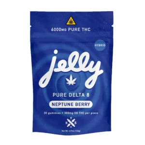 Jelly D8/THC Space Series Gummies 6000MG - Neptune Berry/Hybrid