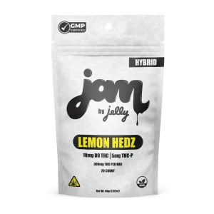 Jelly Jam D9/THCP Gummies 300MG - Lemon Hedz/Hybrid