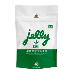 Jelly Pure CBD Vegan Gummies 2000MG - Mixed Fruit