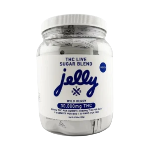 Jelly THC Sugar Blend Gummies Jar 30,000MG
