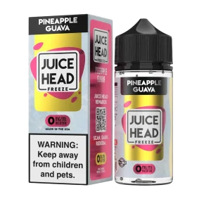 Juice Head Pineapple Guava Freeze 100ml E-Juice
