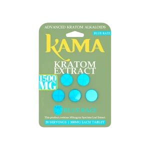 KAMA Kratom Extract Tablets 1500MG - 5CT