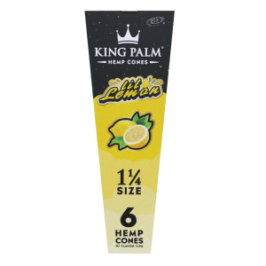KING PALM HEMP - 1-1/4 CONES - 1PK- 6CT