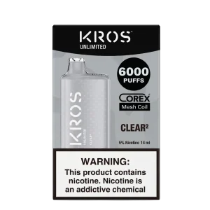 KROS Unlimited 6000 Disposable - Clear 2