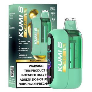 KUMI 6 Oro 40K Puff Disposable - Cool Mint