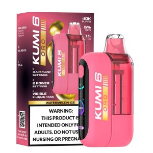 KUMI 6 Oro 40K Puff Disposable - Watermelon Ice