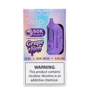 KadoBar Drip 50K Puff Disposable - Grape Jam