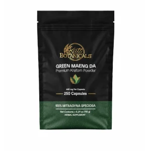 Kats Kratom Capsules 250CT - Green Maeng Da