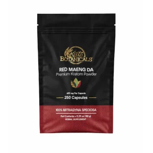 Kats Kratom Capsules 250CT - Red Maeng Da