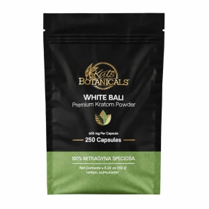 Kats Kratom Capsules 250CT - White Bali