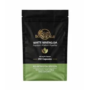 Kats Kratom Capsules 250CT - White Maeng Da