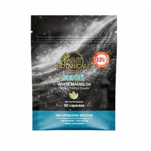 Kats Kratom Capsules 50CT - Super White Maeng Da