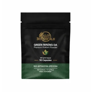 Kats Kratom Capsules 90CT - Green Maeng Da