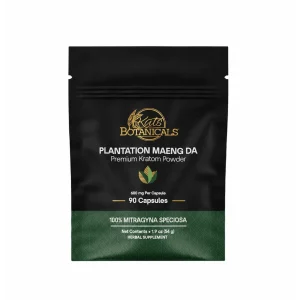 Kats Kratom Capsules 90CT - Plantation Maeng Da