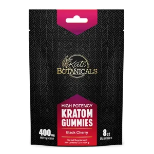Kats Kratom Gummies 400MG-8CT - Black Cherry