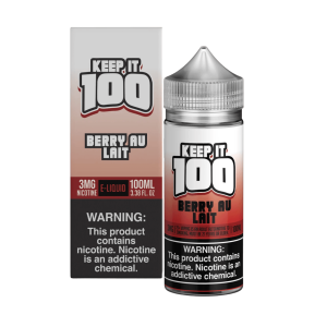 Keep it 100 Berry Au Lait 100ml E-Juice (B.A.L)