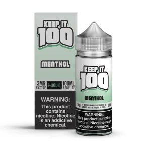 Keep it 100 Menthol 100ml E-Juice - 3 MG