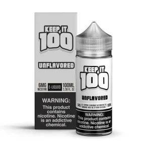 Keep it 100 Unflavored 100ml E-Juice - 6 MG