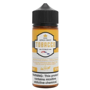 King's Crest Cuban Tobacco 120ml E-Juice
