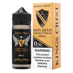 King's Crest Don Juan Tabaco Dulce 120ml E-Juice