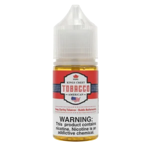 King's Crest Salts American Tobacco 30ml E-Juice