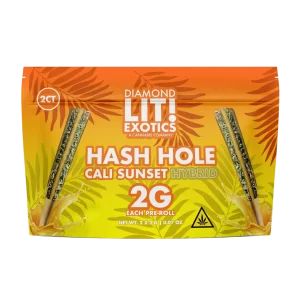 LIT Exotics Diamond Hashole Prerolls 2G 1PK-2CT