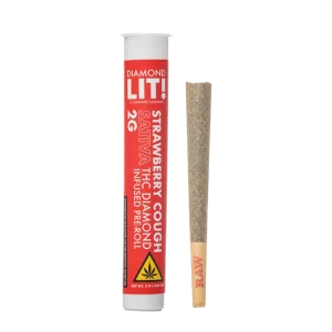LIT THC Diamond Infused Prerolls Joint 2G-1CT